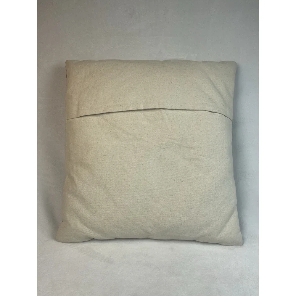 Handmade Istanbul Embroidered Pillow Cover Turkish Floral Textile 16x15
